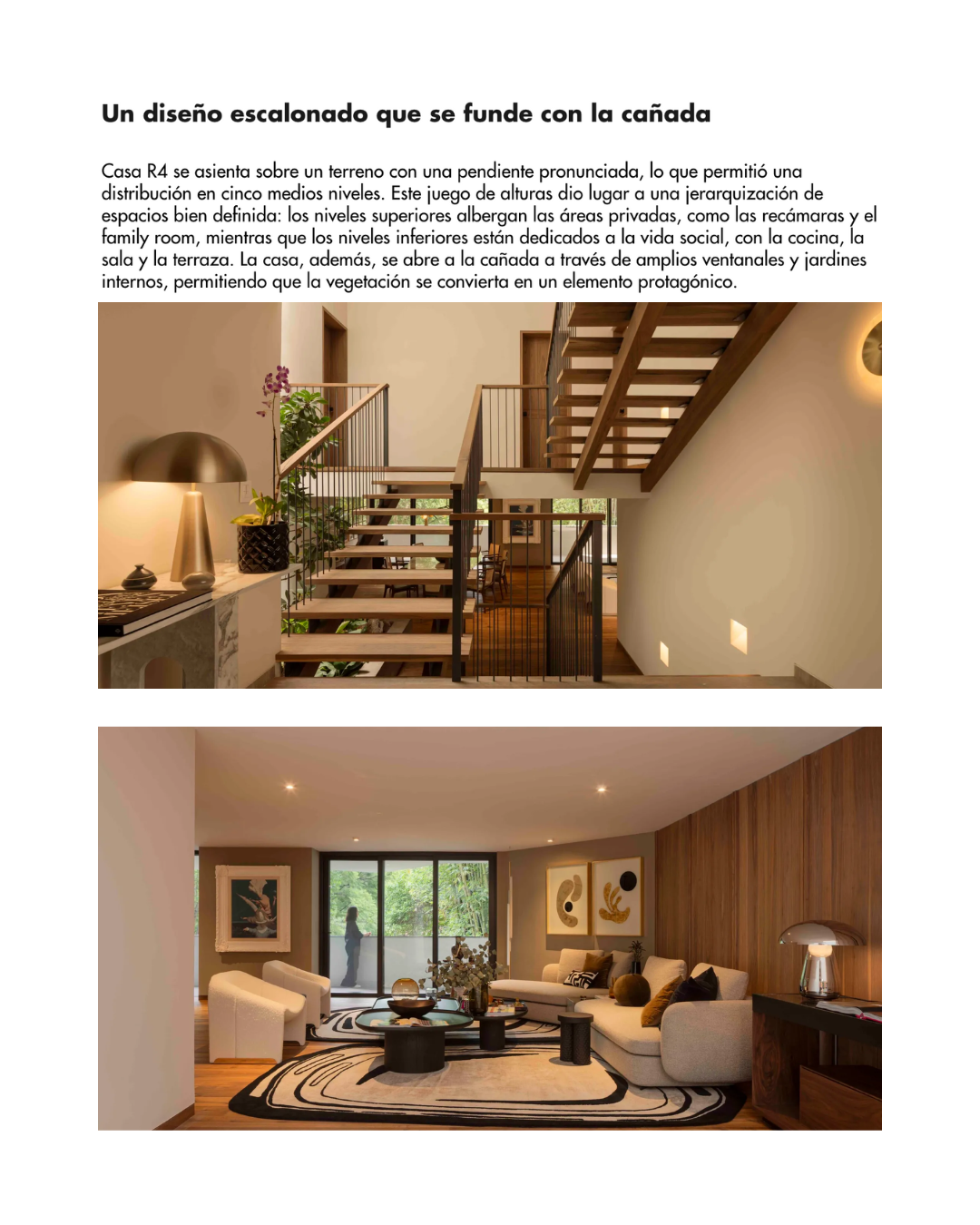 Casa R4: Entre la naturaleza y la arquitectura contemporánea