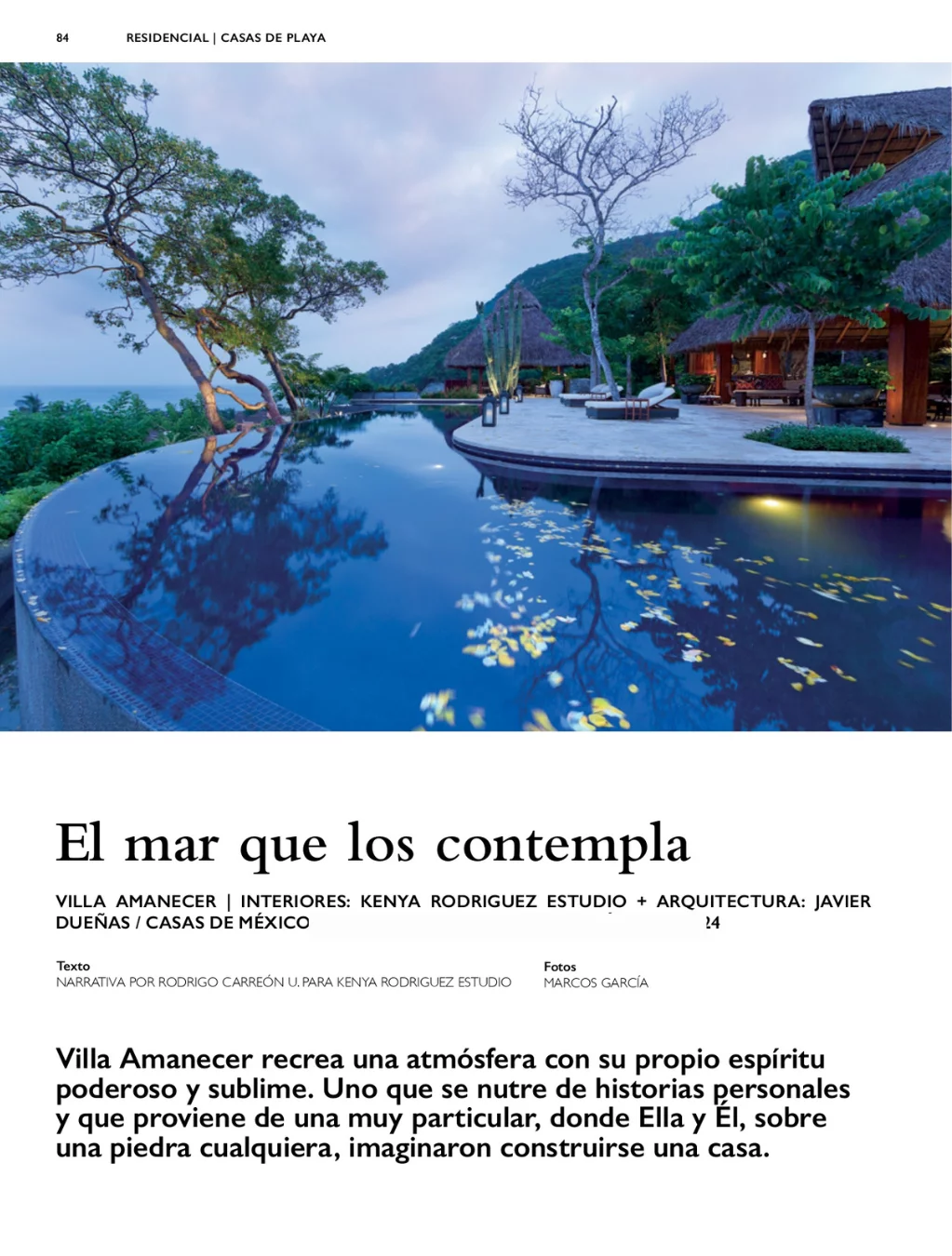 El Mar Que Los Contempla